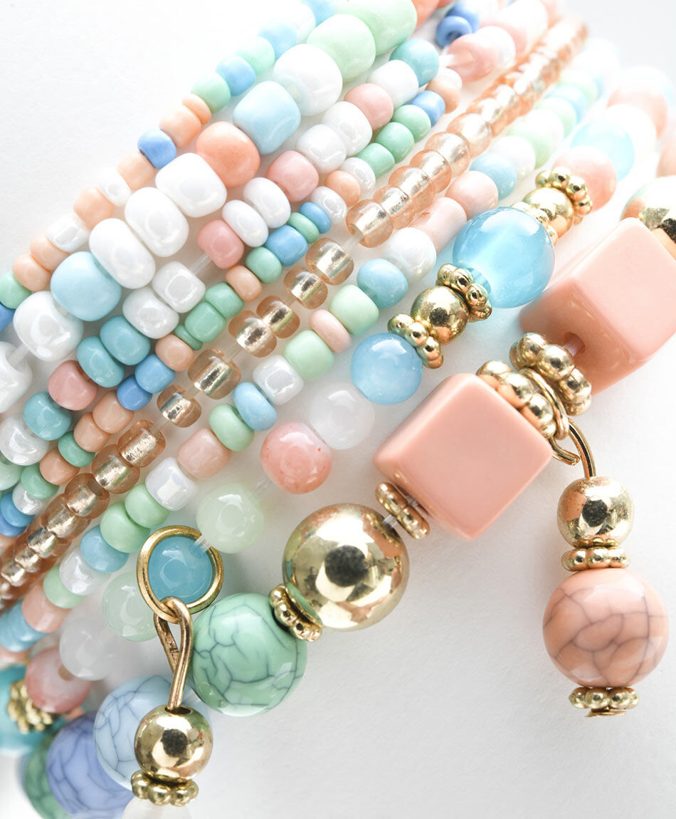 Set 3 pulseras mujer triple