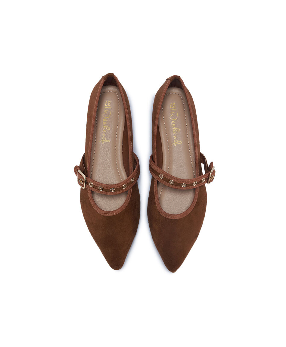 Ballerina mujer traba camel