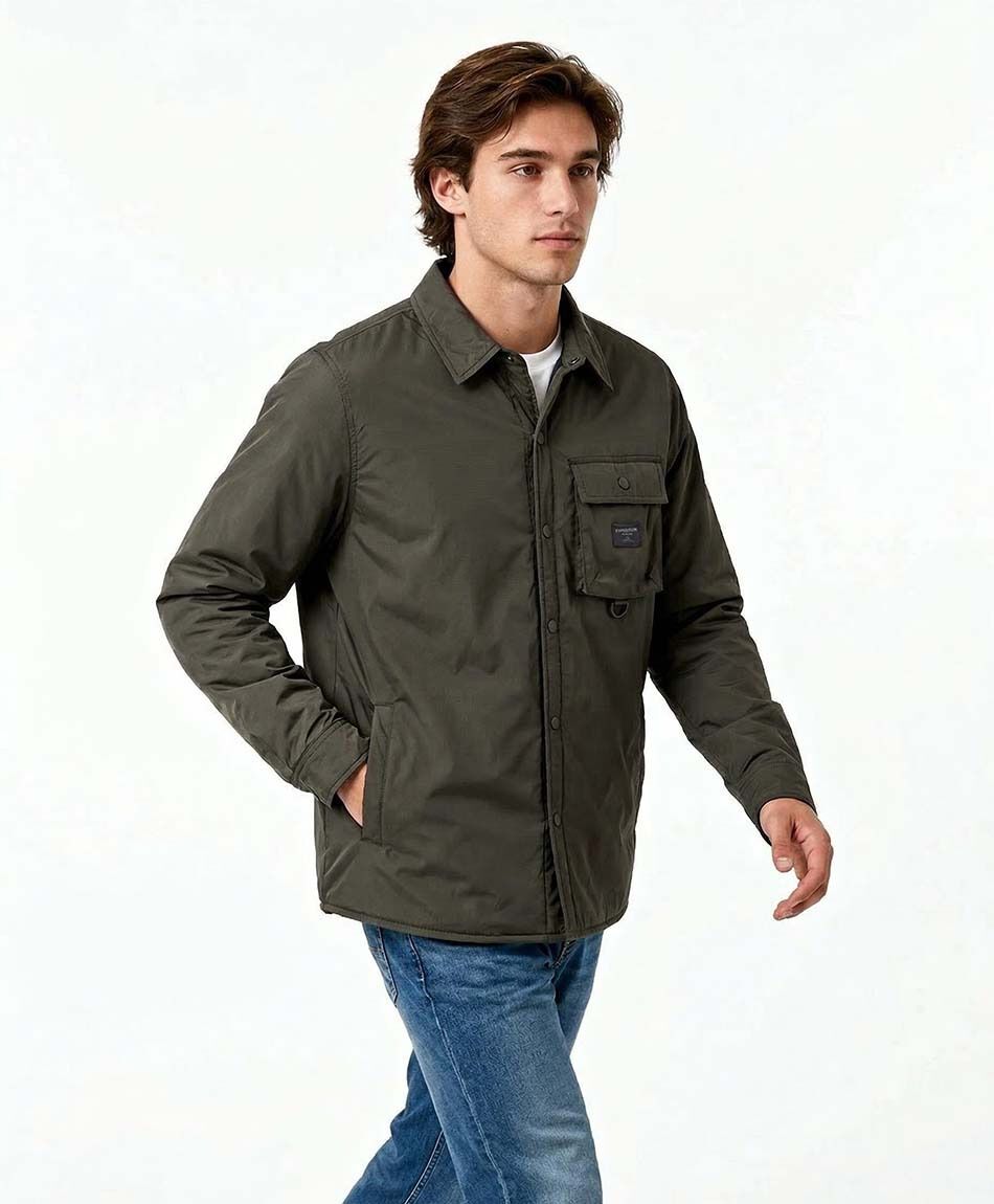 Chaqueta hombre urbana forrada