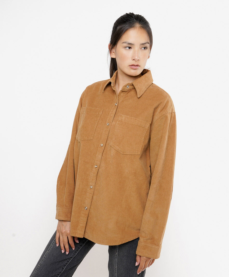Chaqueta mujer corderoy bolsillo
