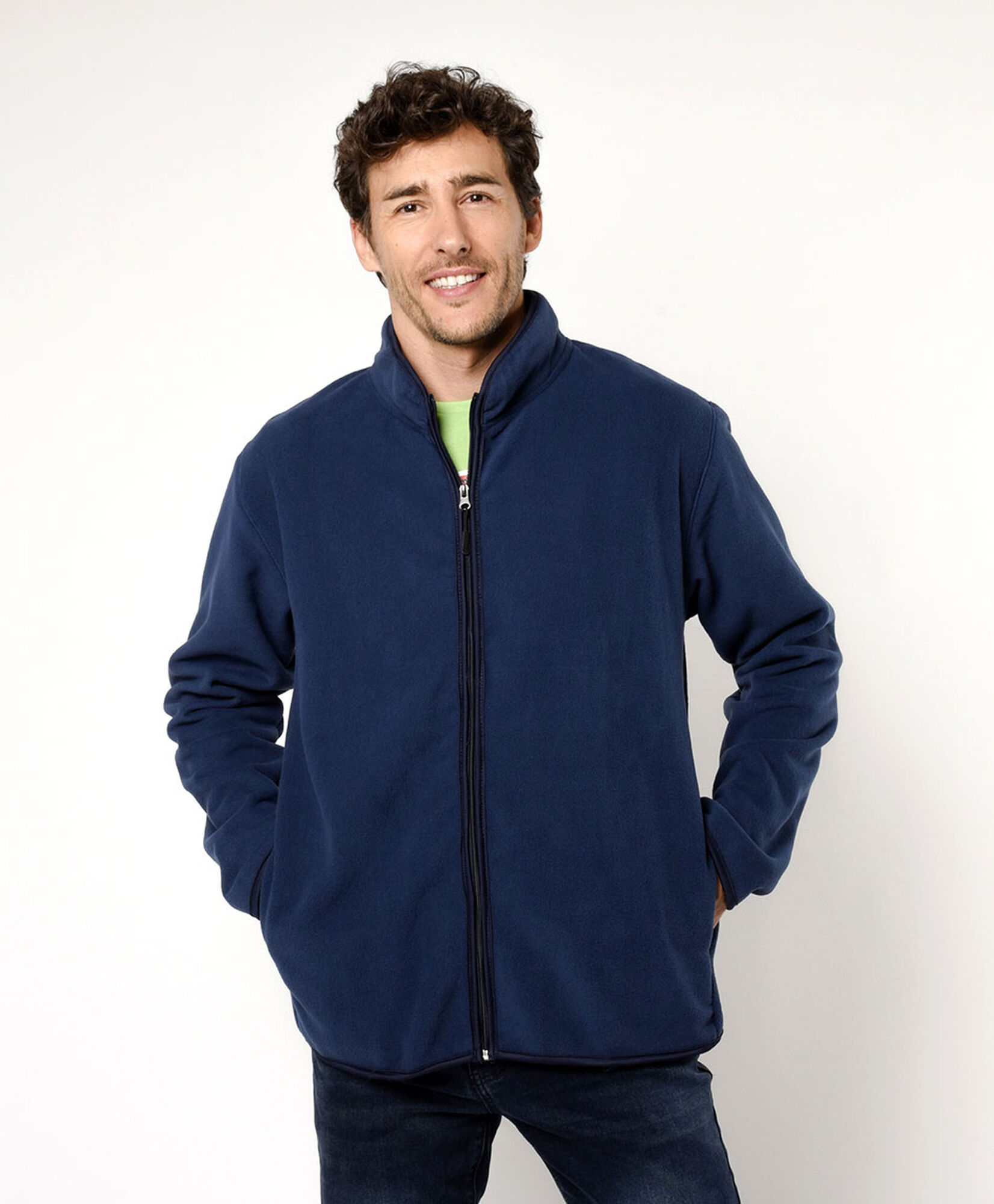 Polar hombre clásico liso color Polar hombre clásico liso color
