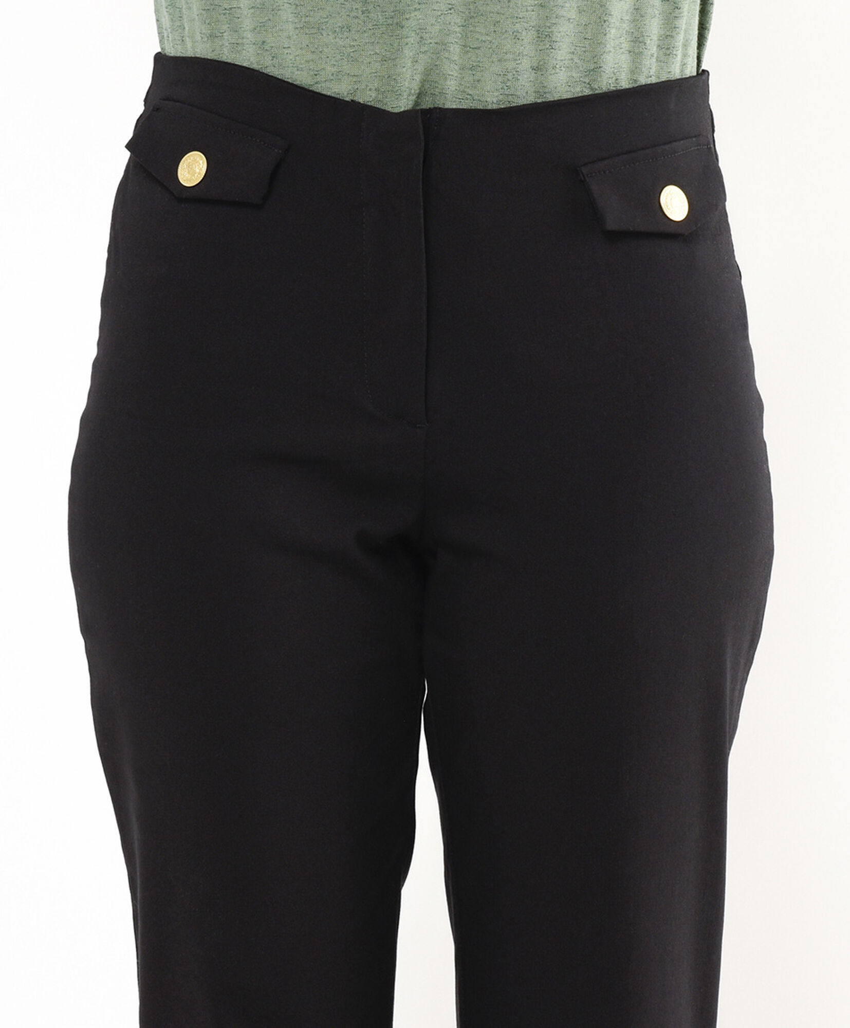 Pantalón mujer botones decorativos Pantalón mujer botones decorativos