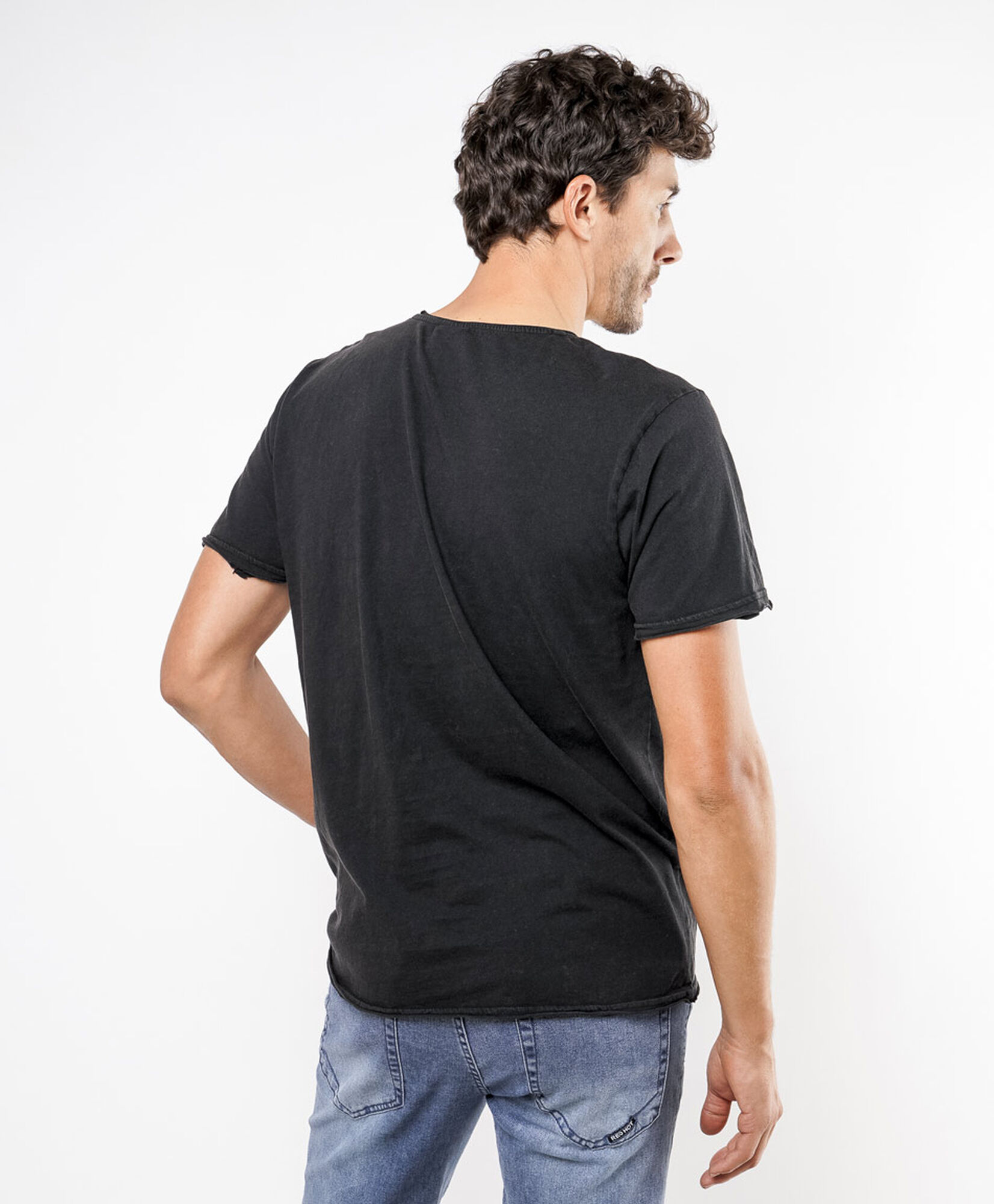 Polera hombre lisa bolsillo Polera hombre lisa bolsillo