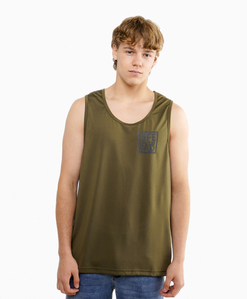 Polera hombre surf green