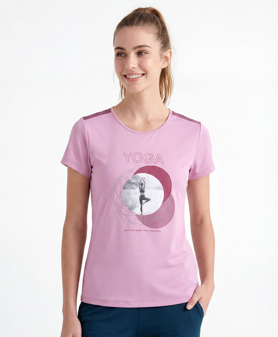 Polera deportiva mujer yoga
