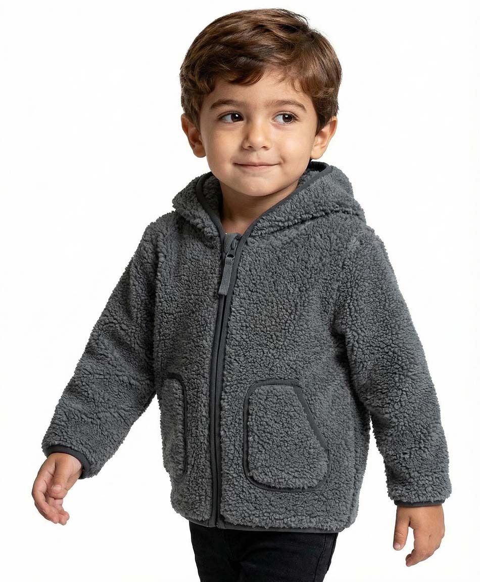 Poler&oacute;n beb&eacute; sherpas grey