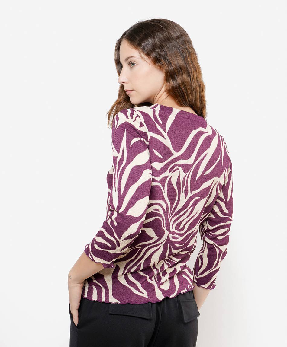 Polera mujer estampada