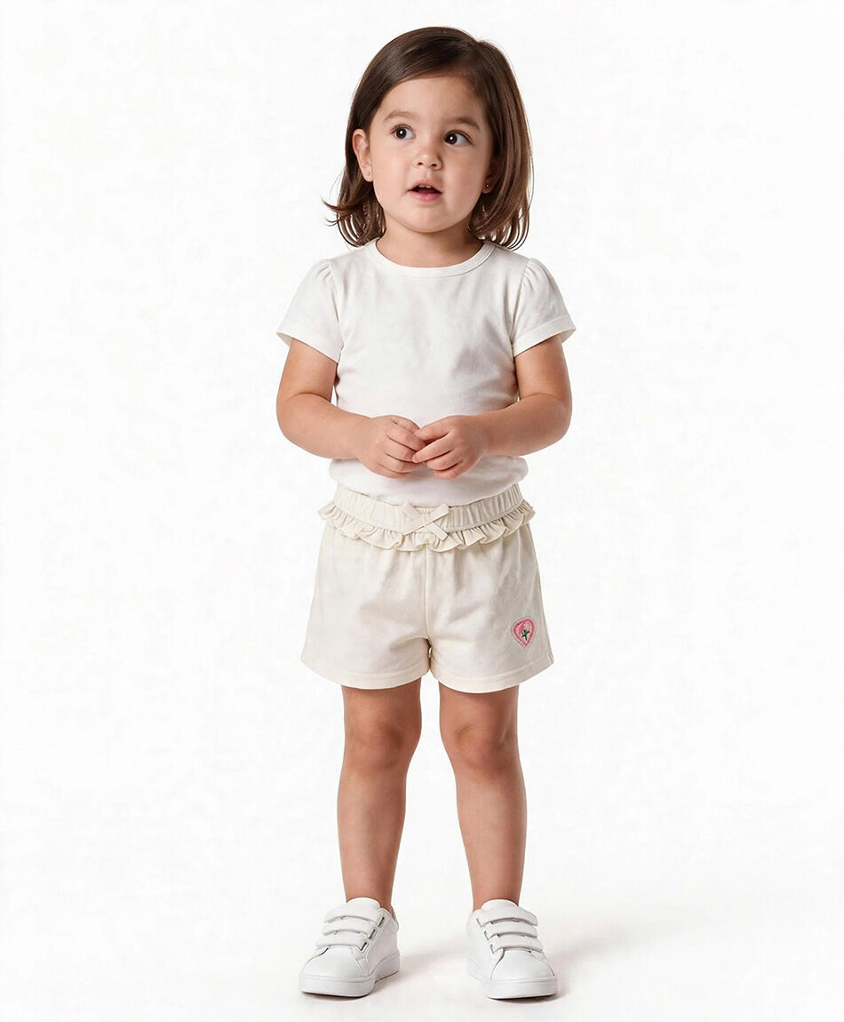 Short beb&eacute; vuelos flores