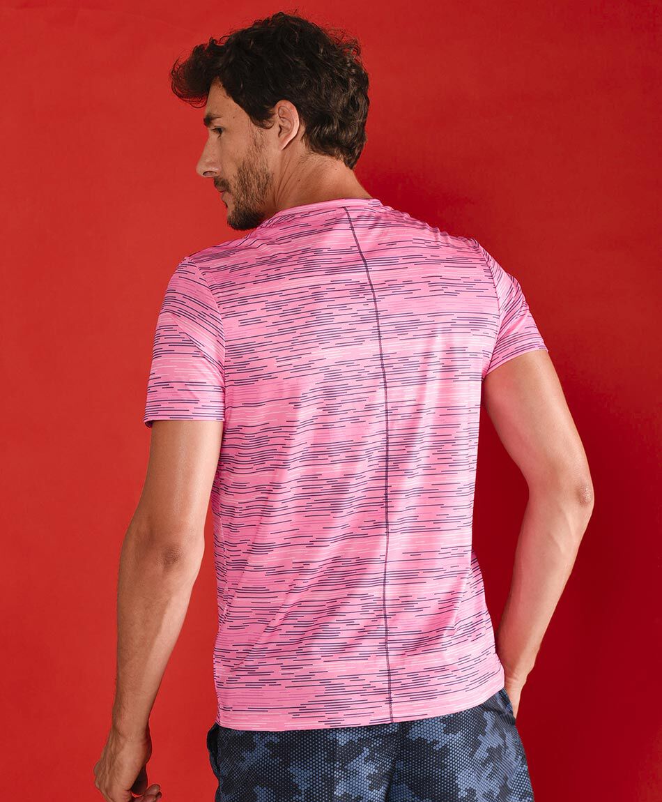 Polera manga corta cuello redondo