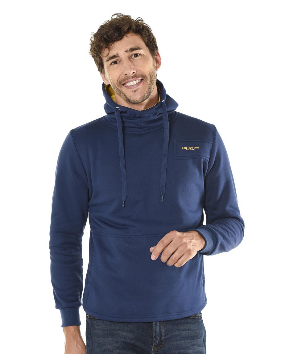 Poleron capucha fashion