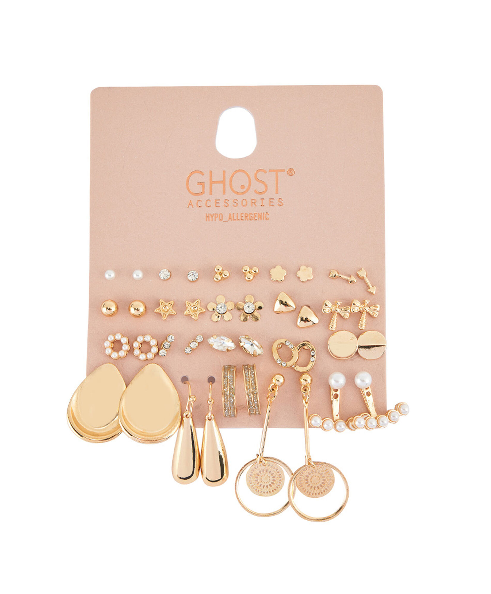 Set 32 aros mujer diseños dorados Set 32 aros mujer diseños dorados