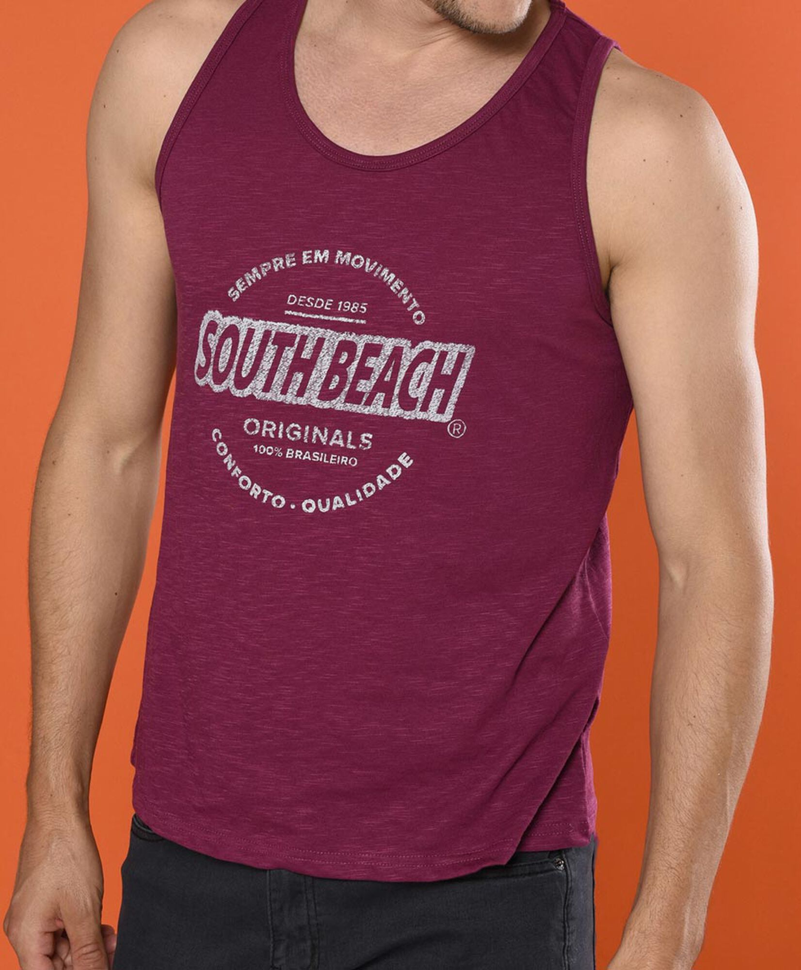 Polera sin mangas cuello redondo Polera sin mangas cuello redondo