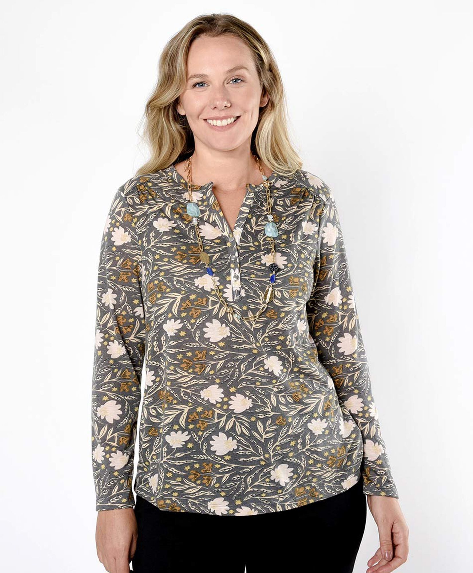 Polera mujer floreada Polera mujer floreada