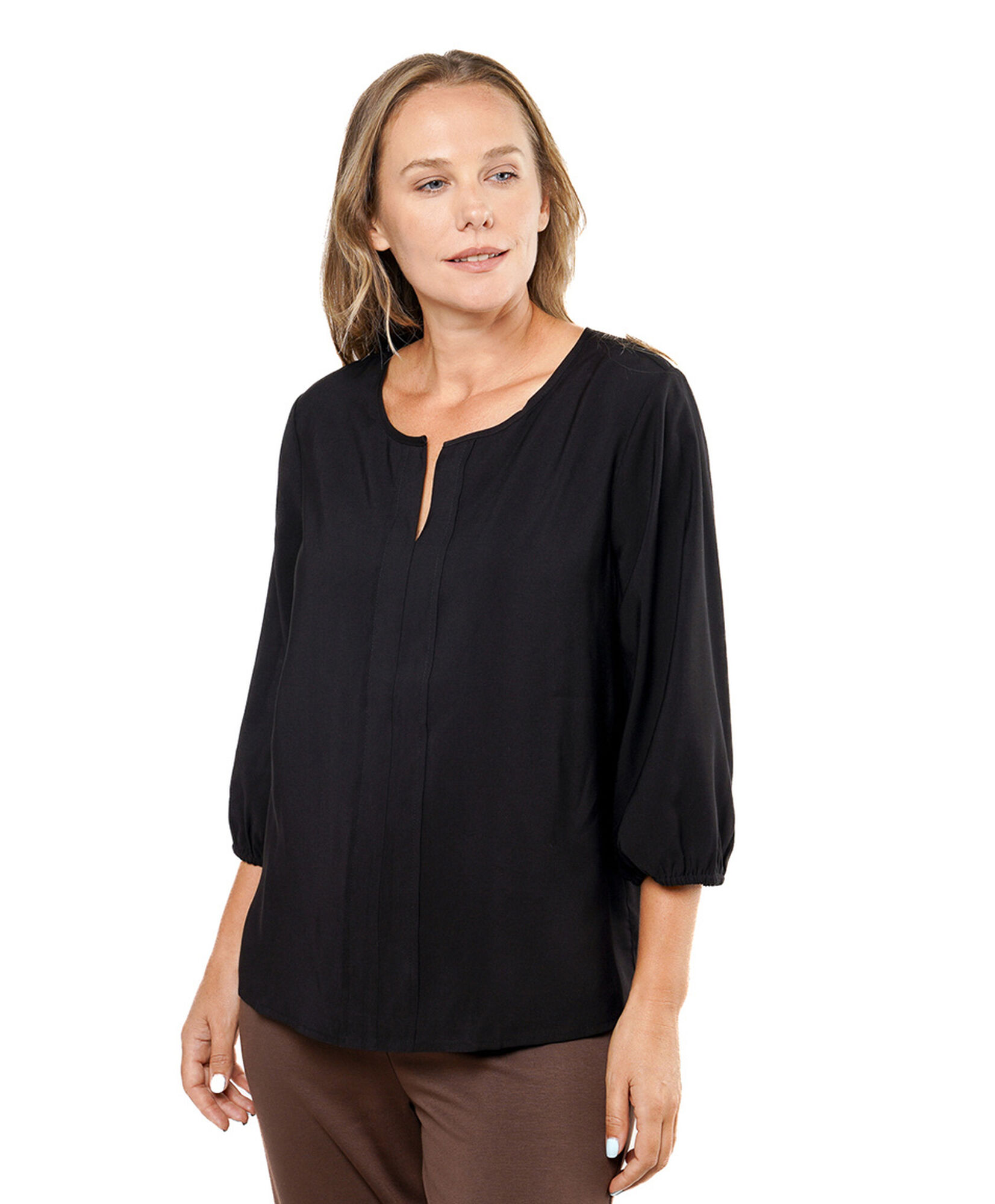 Blusa mujer plisado frontal Blusa mujer plisado frontal