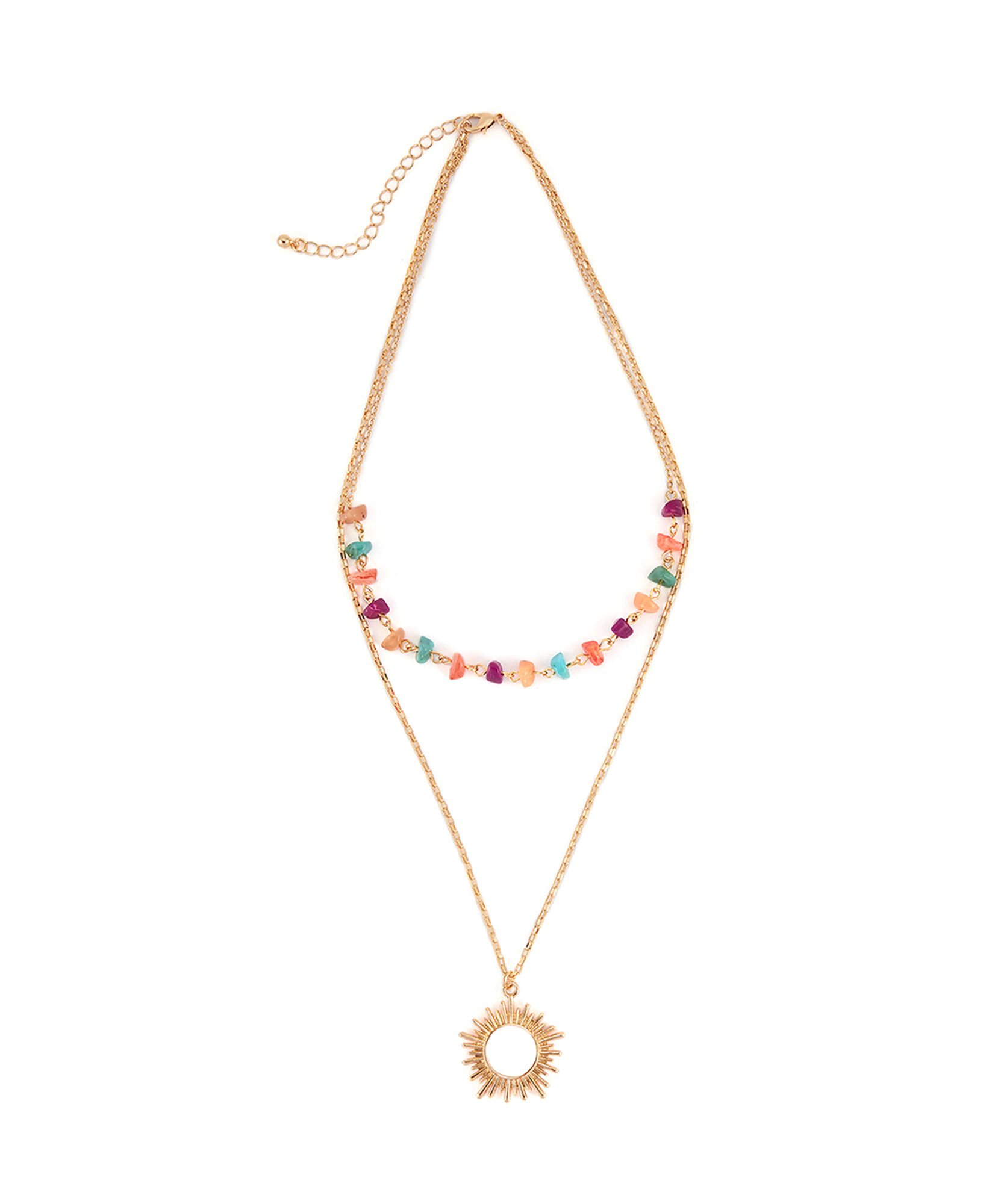 Collar mujer doble sol Collar mujer doble sol