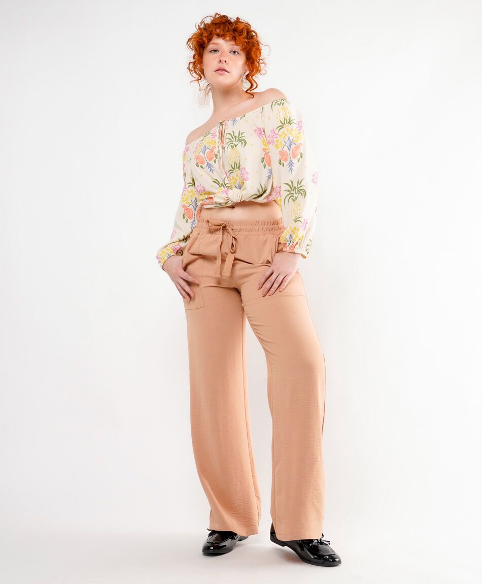 Pantal&oacute;n mujer liso cord&oacute;n