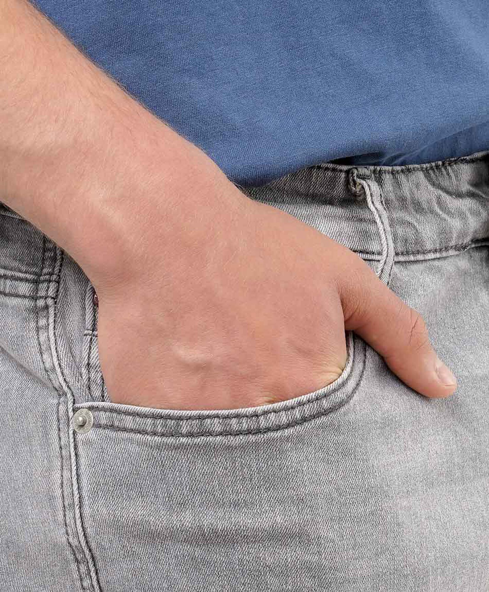 Bermuda hombre denim gris claro Bermuda hombre denim gris claro