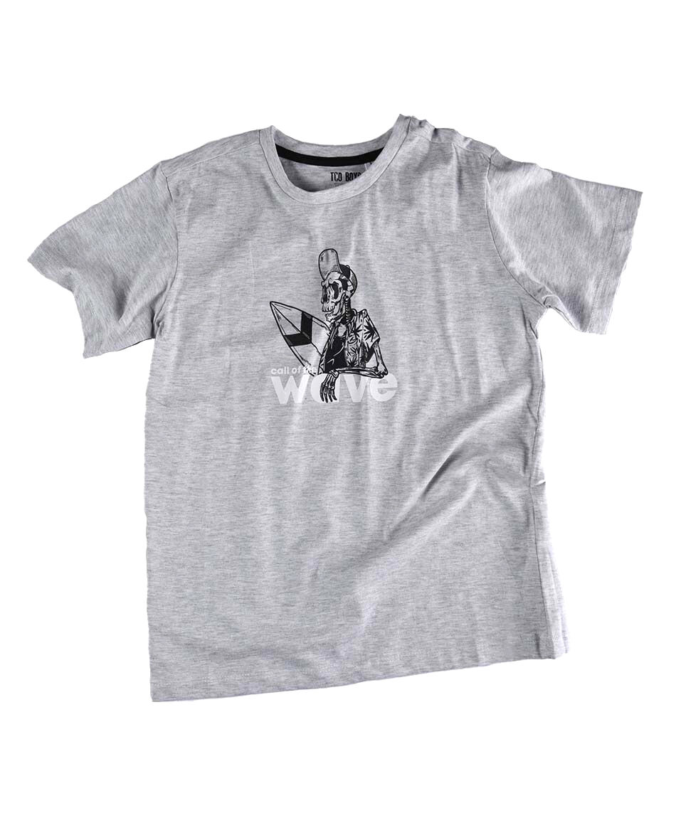 Polera manga corta cuello redondo