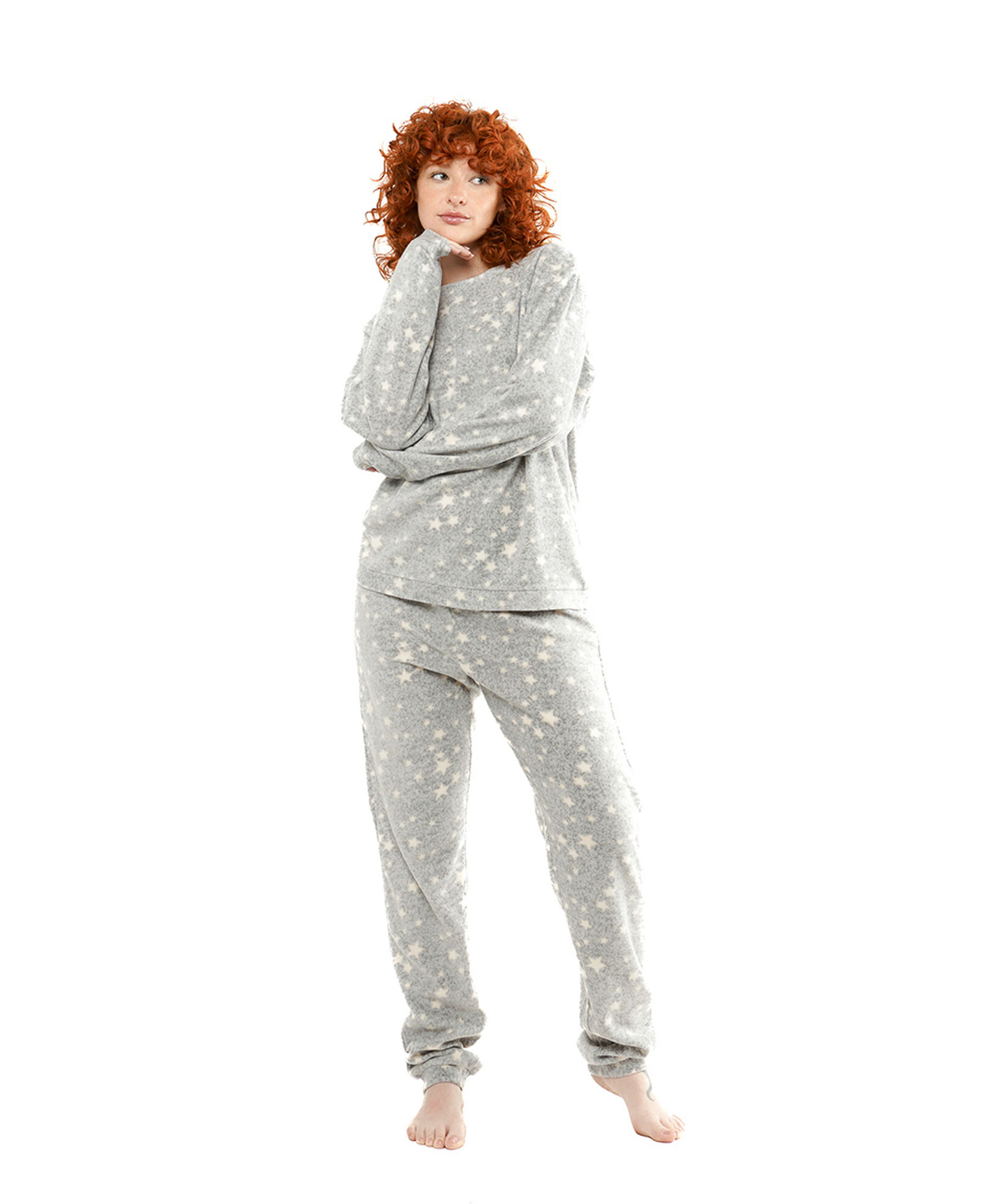 Pijama mujer micropolar estrellas Pijama mujer micropolar estrellas