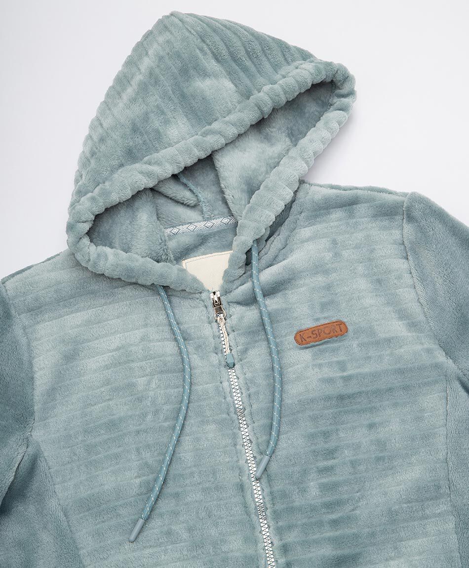 Polar deportivo mujer textura verde