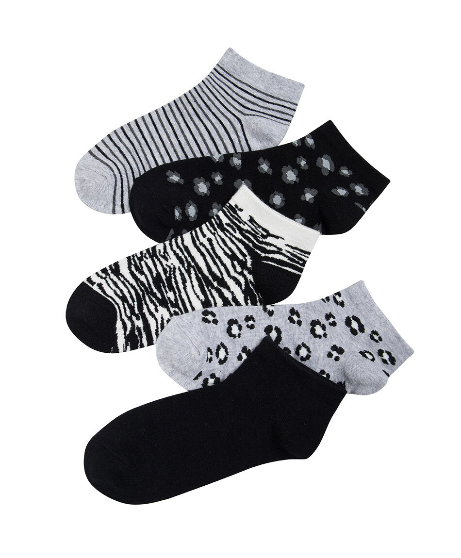 Pack 5 calcetines mujer cortos variedades