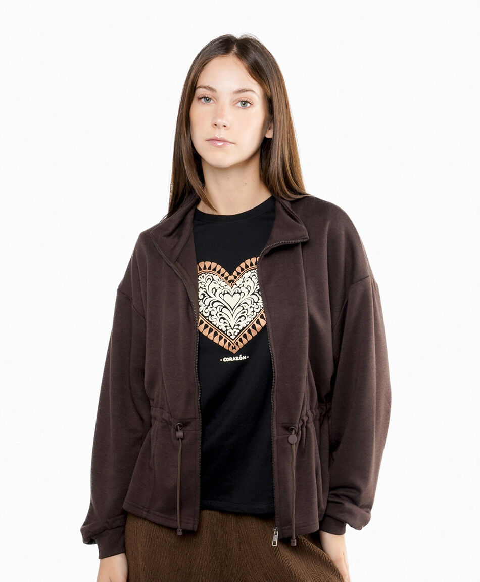 Poler&oacute;n mujer cintura elasticada