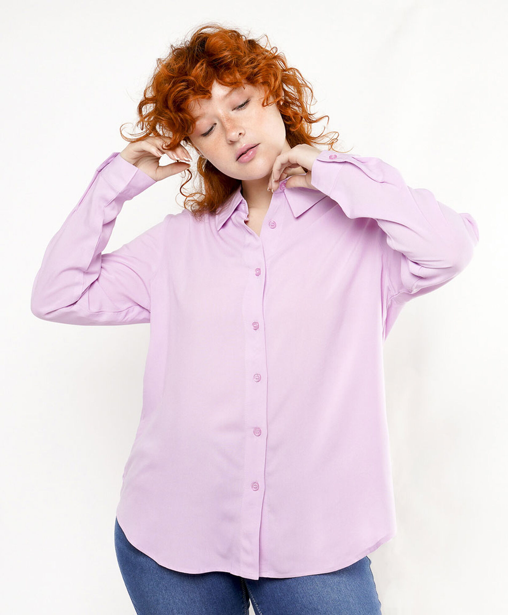 Blusa mujer clásica rosada Blusa mujer clásica rosada