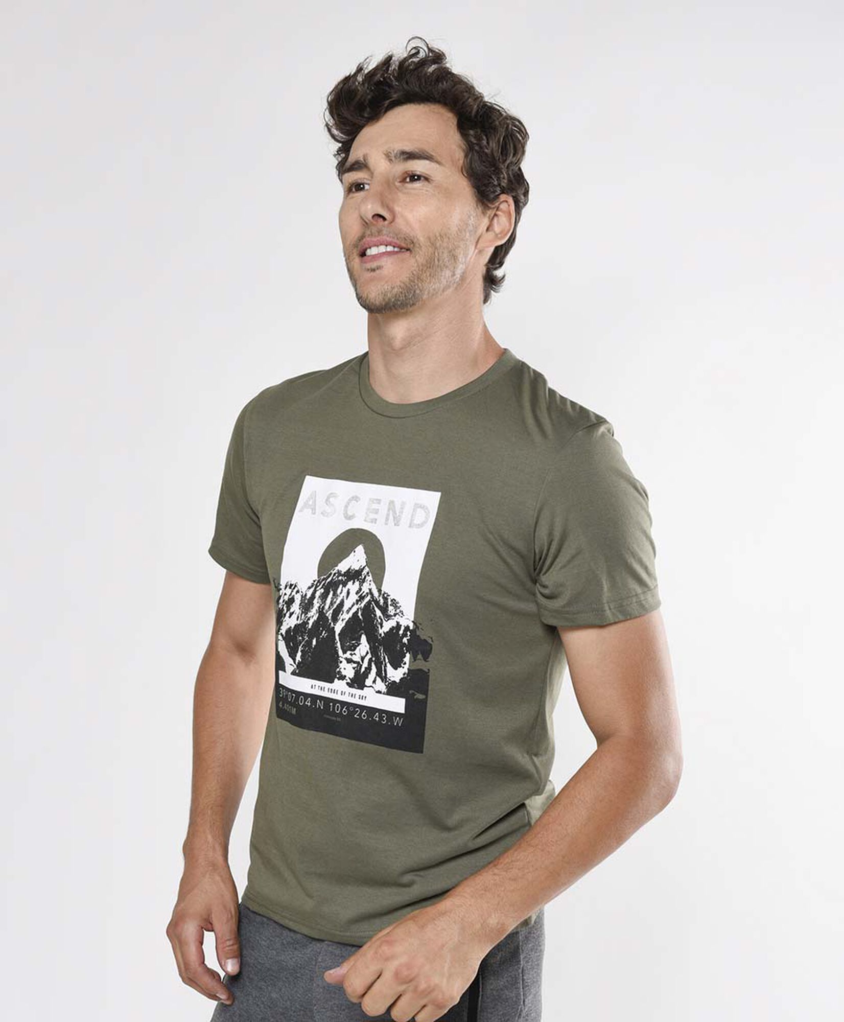 Polera deportiva hombre montaña Polera deportiva hombre montaña