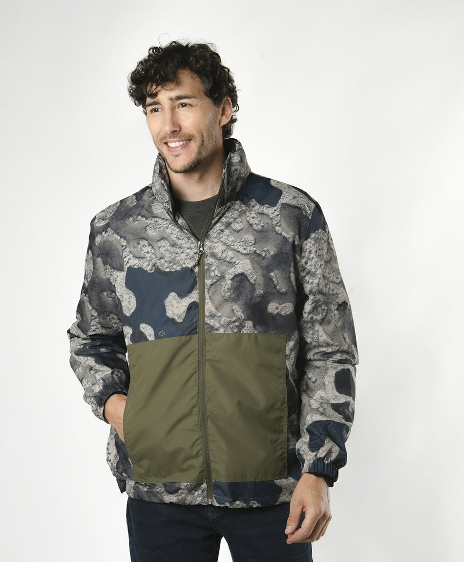 Cortaviento hombre print