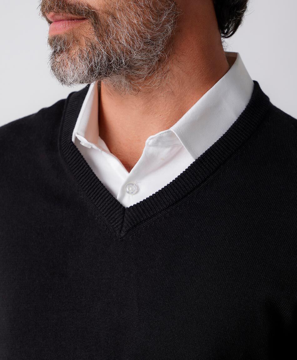 Sweater hombre cuello v
