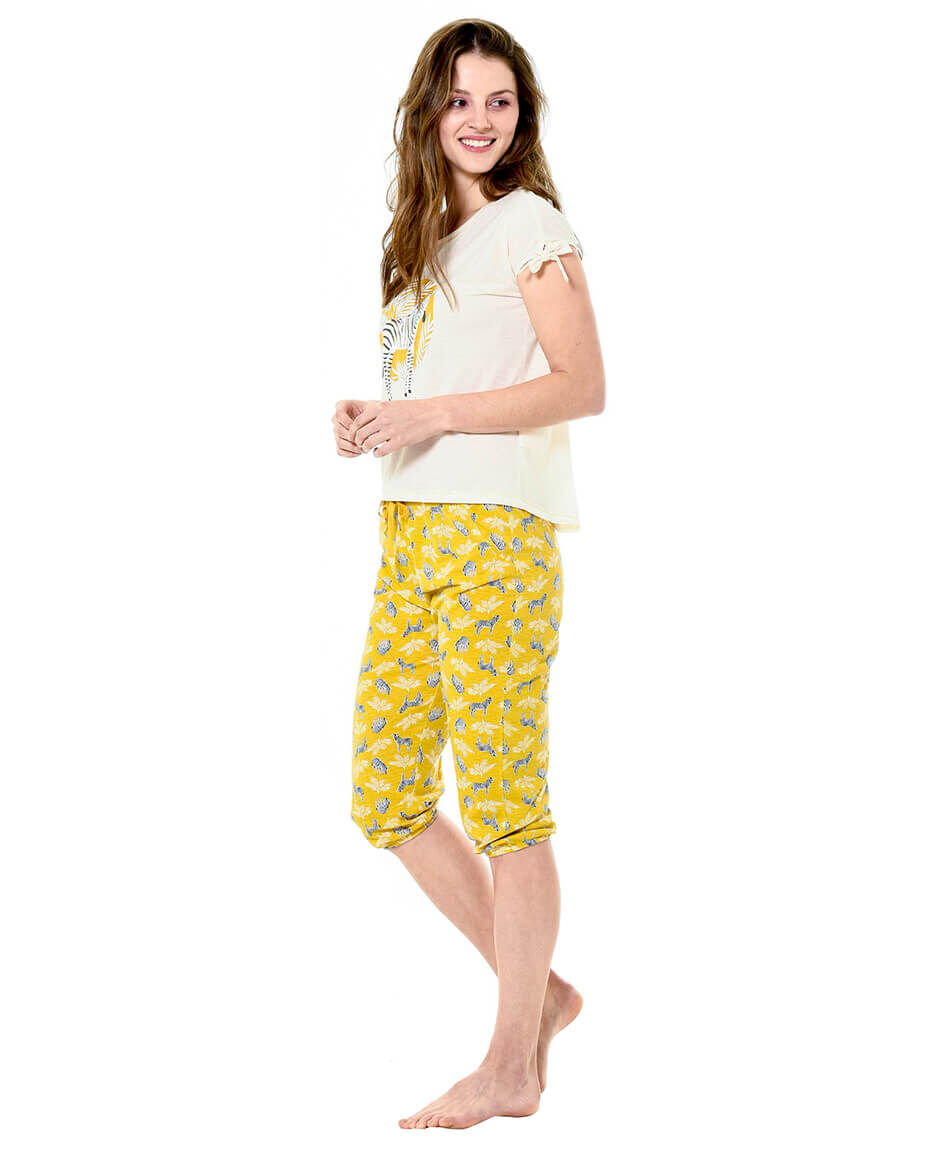 Pijama zebra print