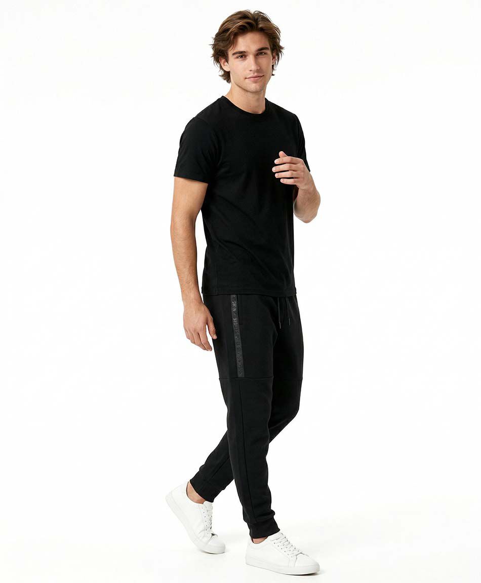 Pantal&oacute;n deportivo hombre jogger black