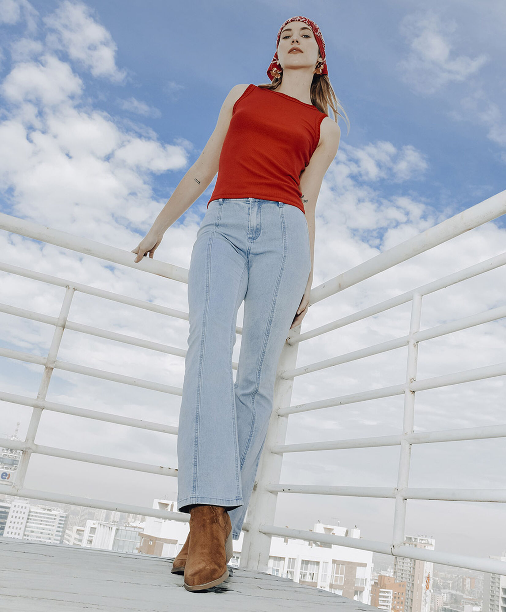 Jeans mujer bolsillos diseño estrella Jeans mujer bolsillos diseño estrella