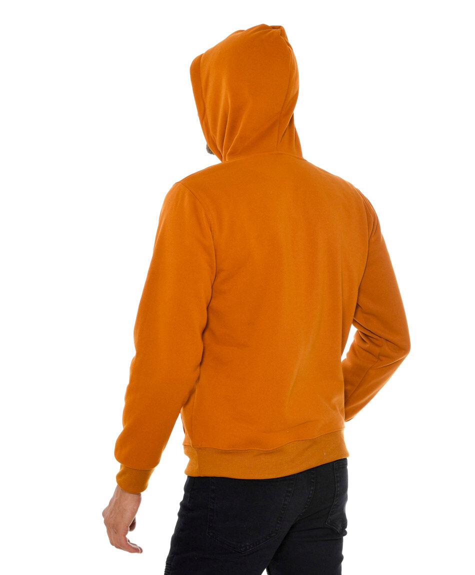 Poleron capucha print