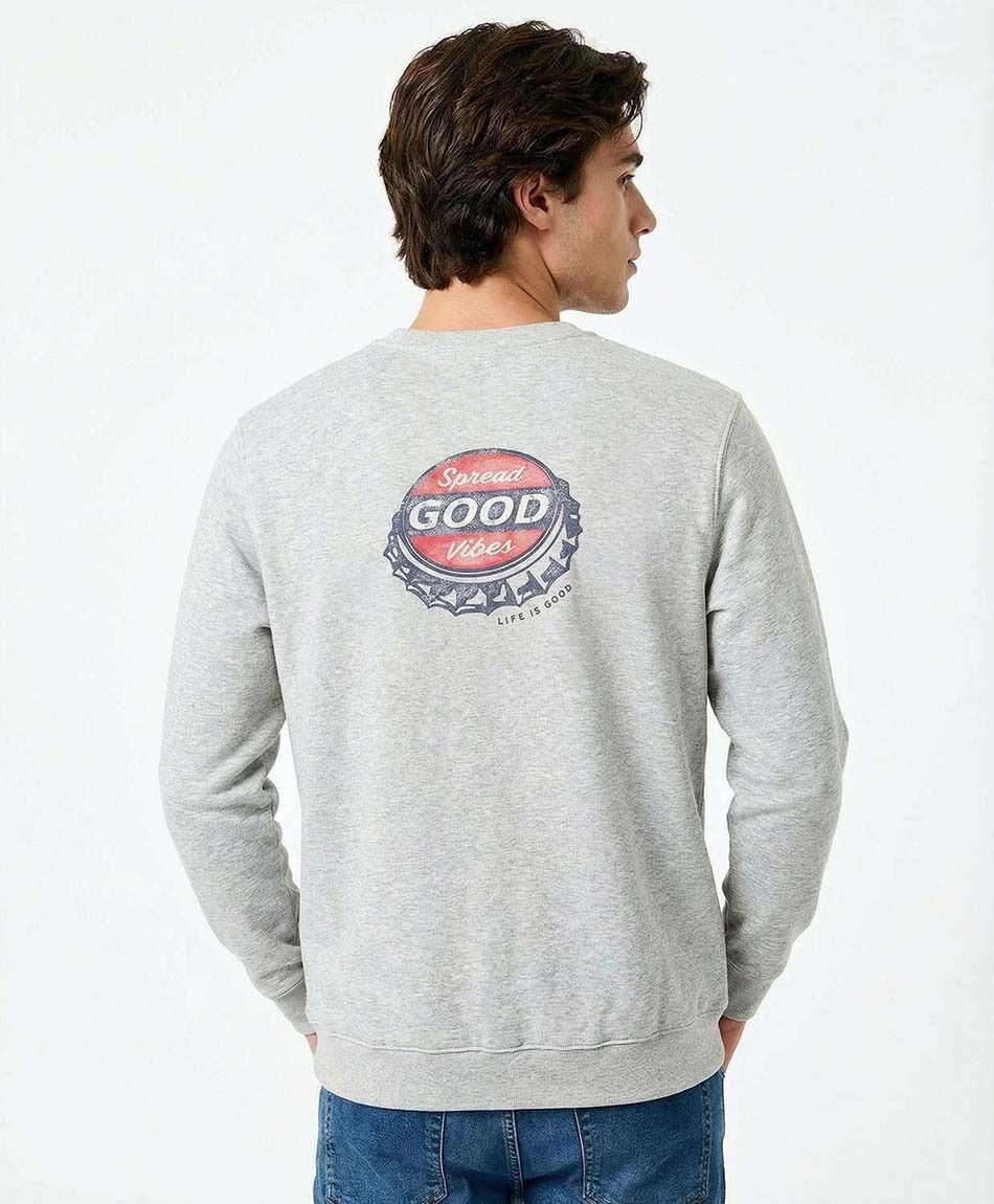 Poler&oacute;n hombre doble print tapa