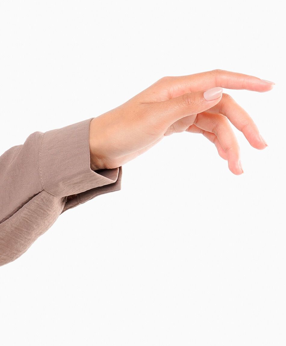 Blusa mujer camisera chocolate