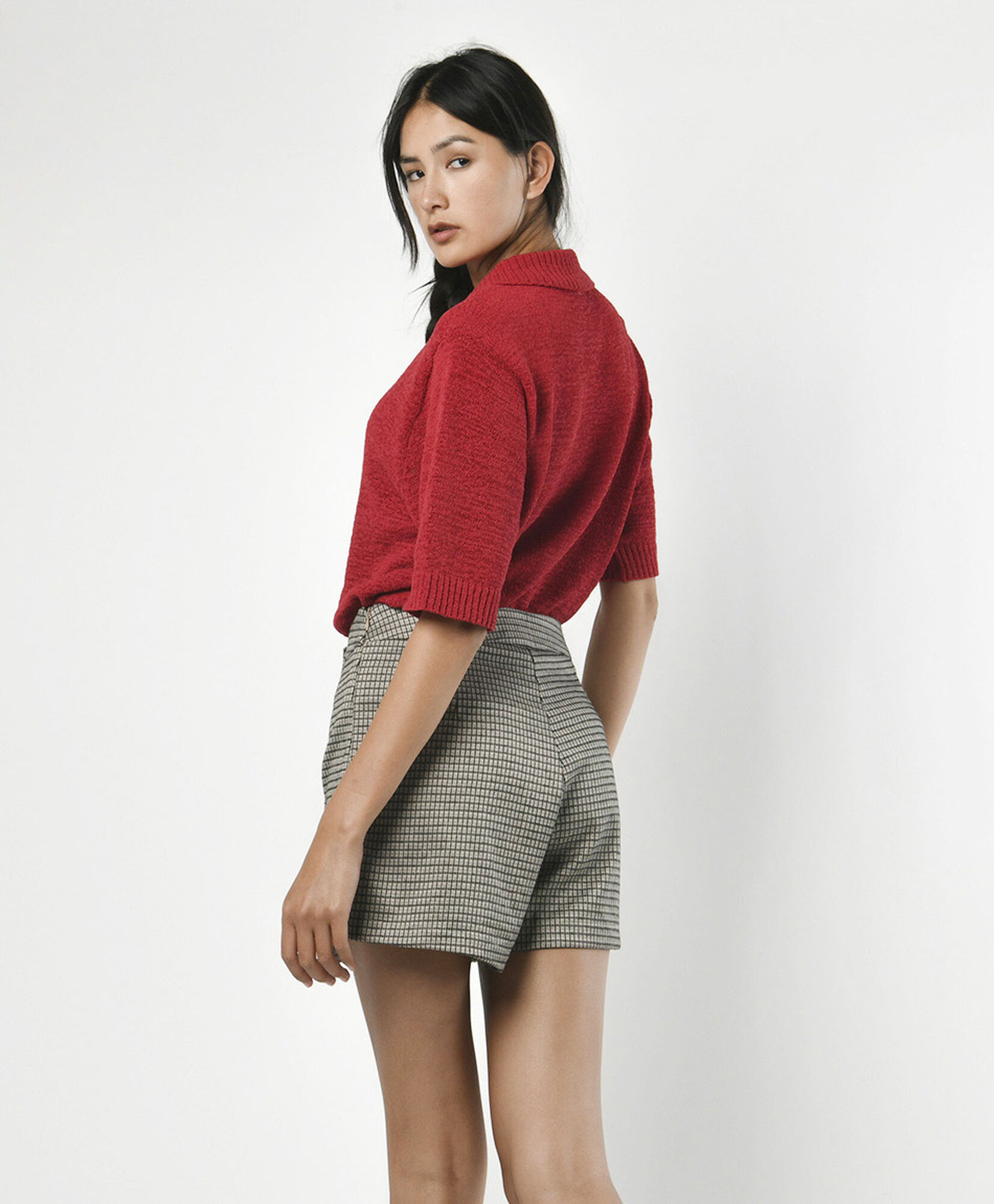 Mini falda mujer cuadrillé short Mini falda mujer cuadrillé short