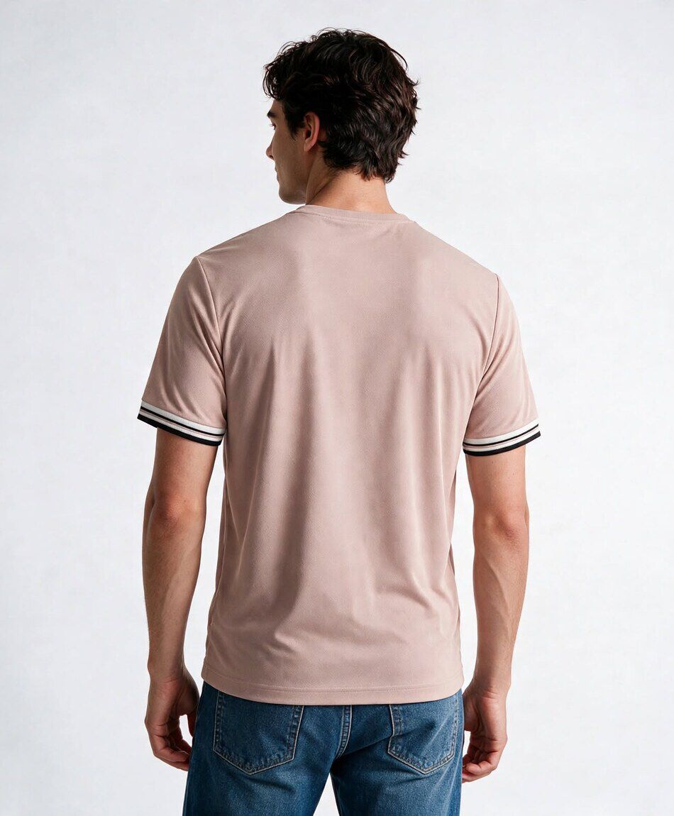 Polera hombre l&iacute;neas dry fit