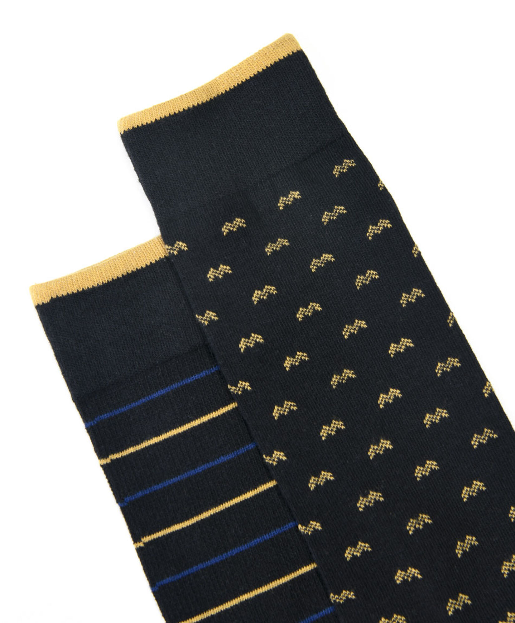 Pack 2 calcetines hombre amarillo Pack 2 calcetines hombre amarillo