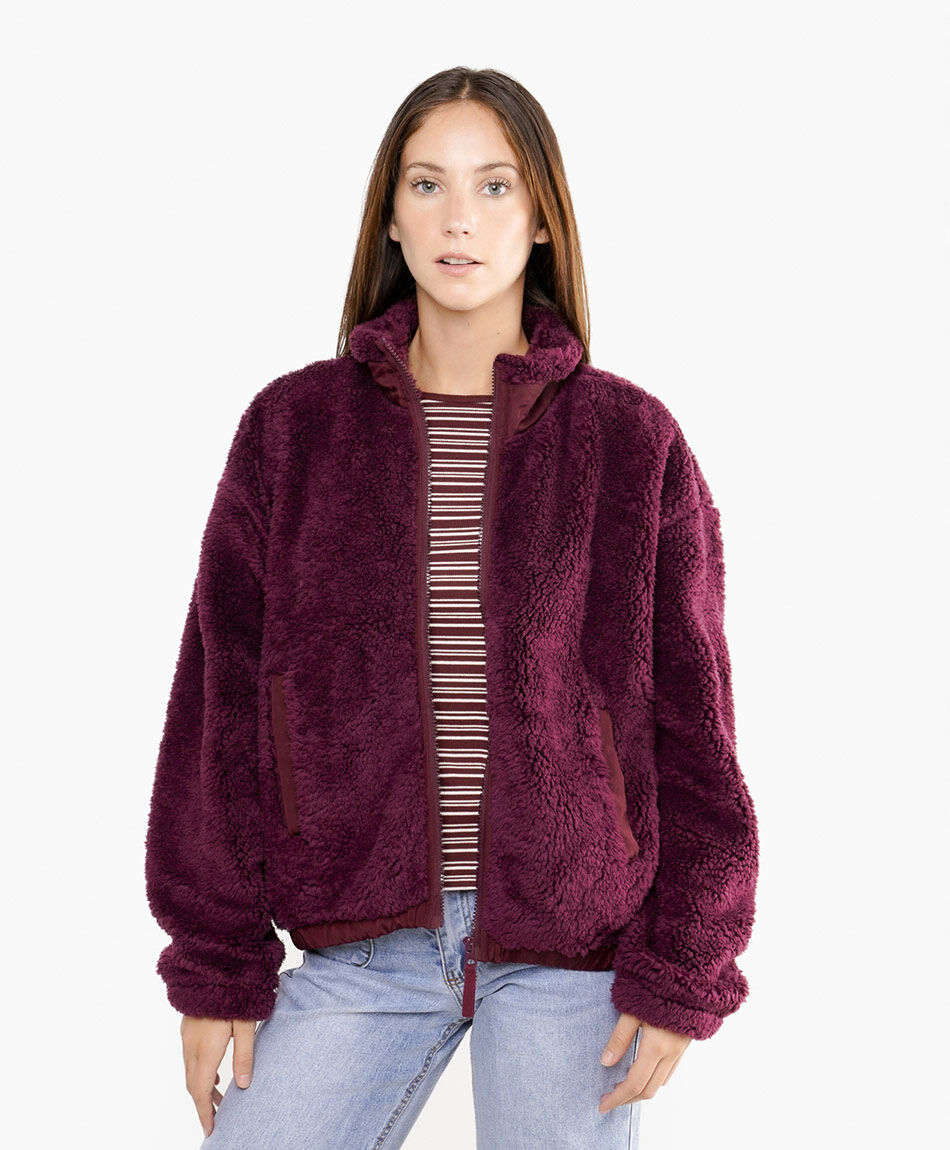 Polar mujer textura peluche suave