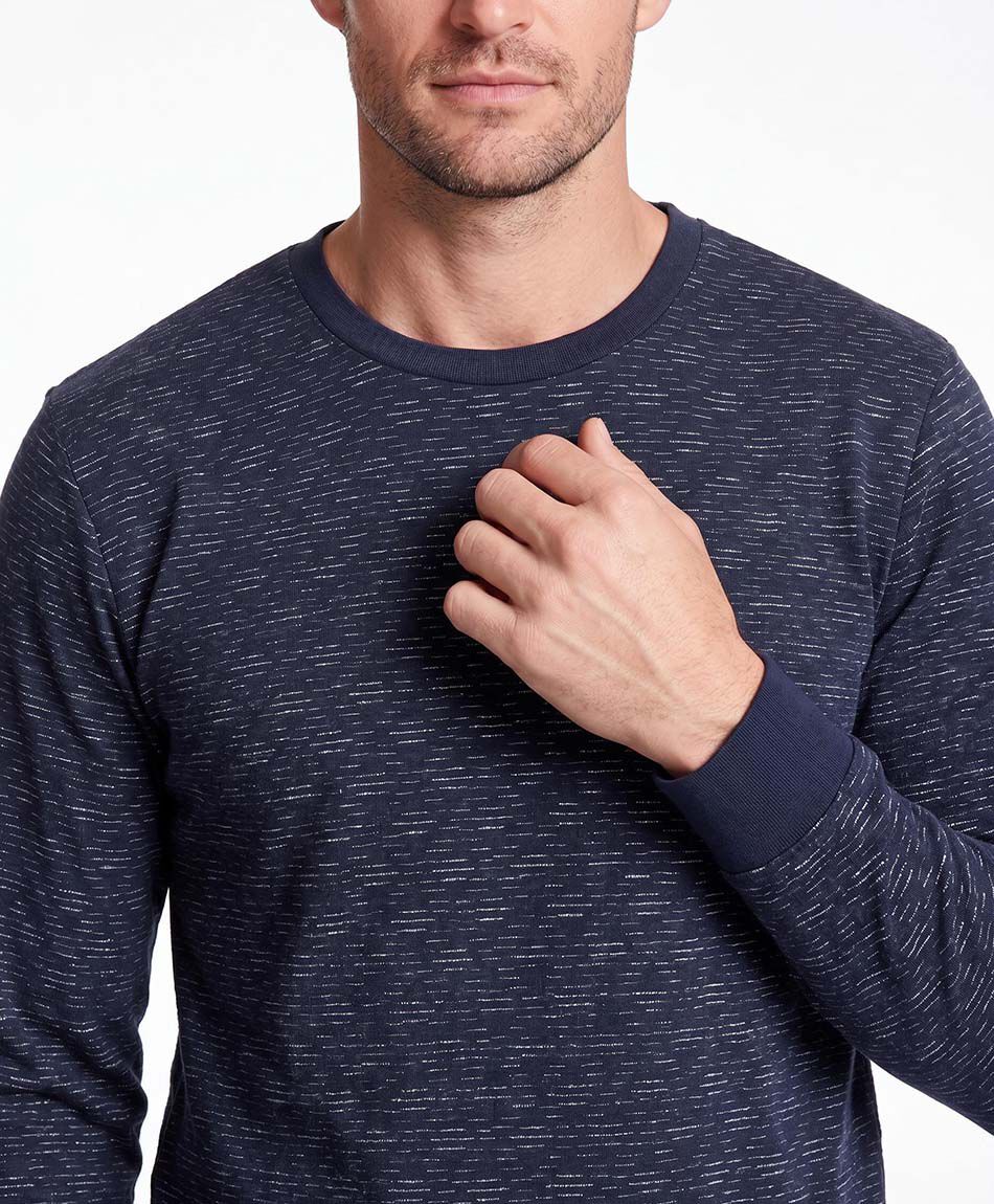 Pijama hombre manga larga jogger navy