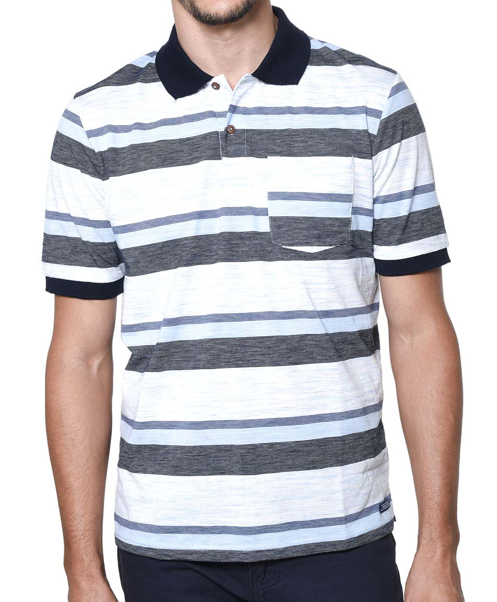 Polera polo rayas Polera polo rayas