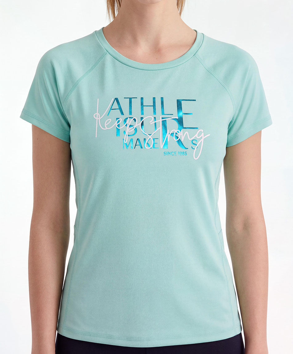 Polera deportiva mujer menta