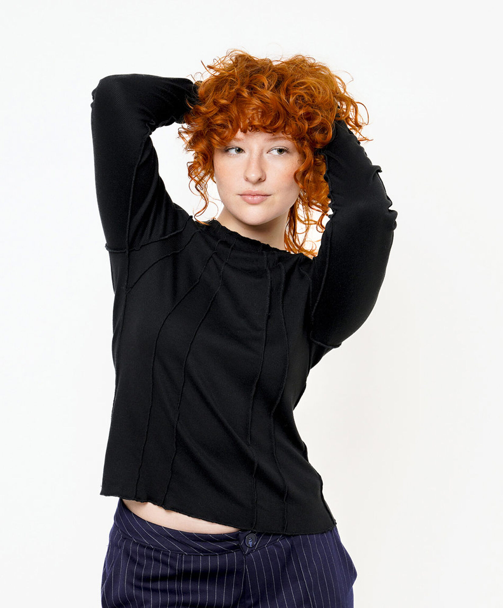 Polera mujer costuras frontales Polera mujer costuras frontales