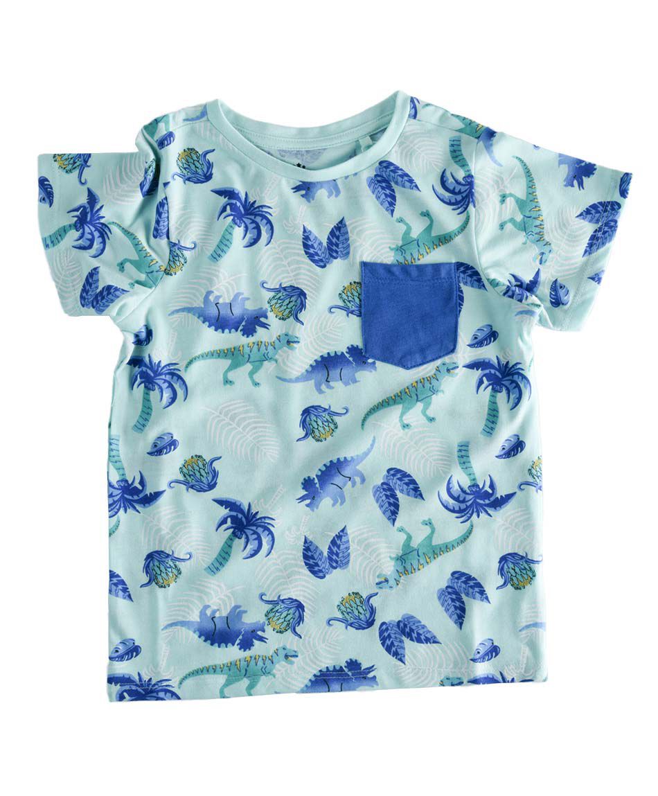 Polera manga corta cuello redondo