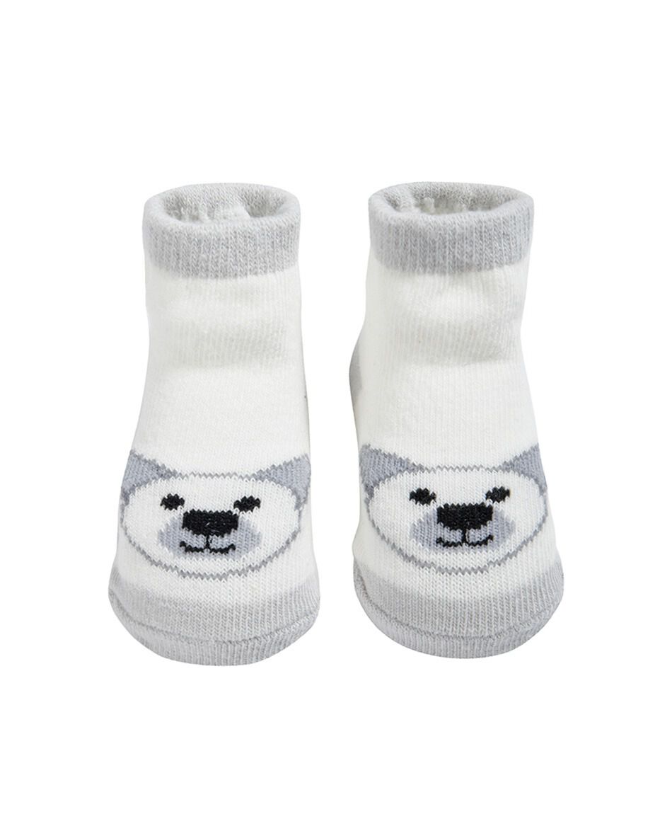 Set gorro + calcetines beb&eacute; animal