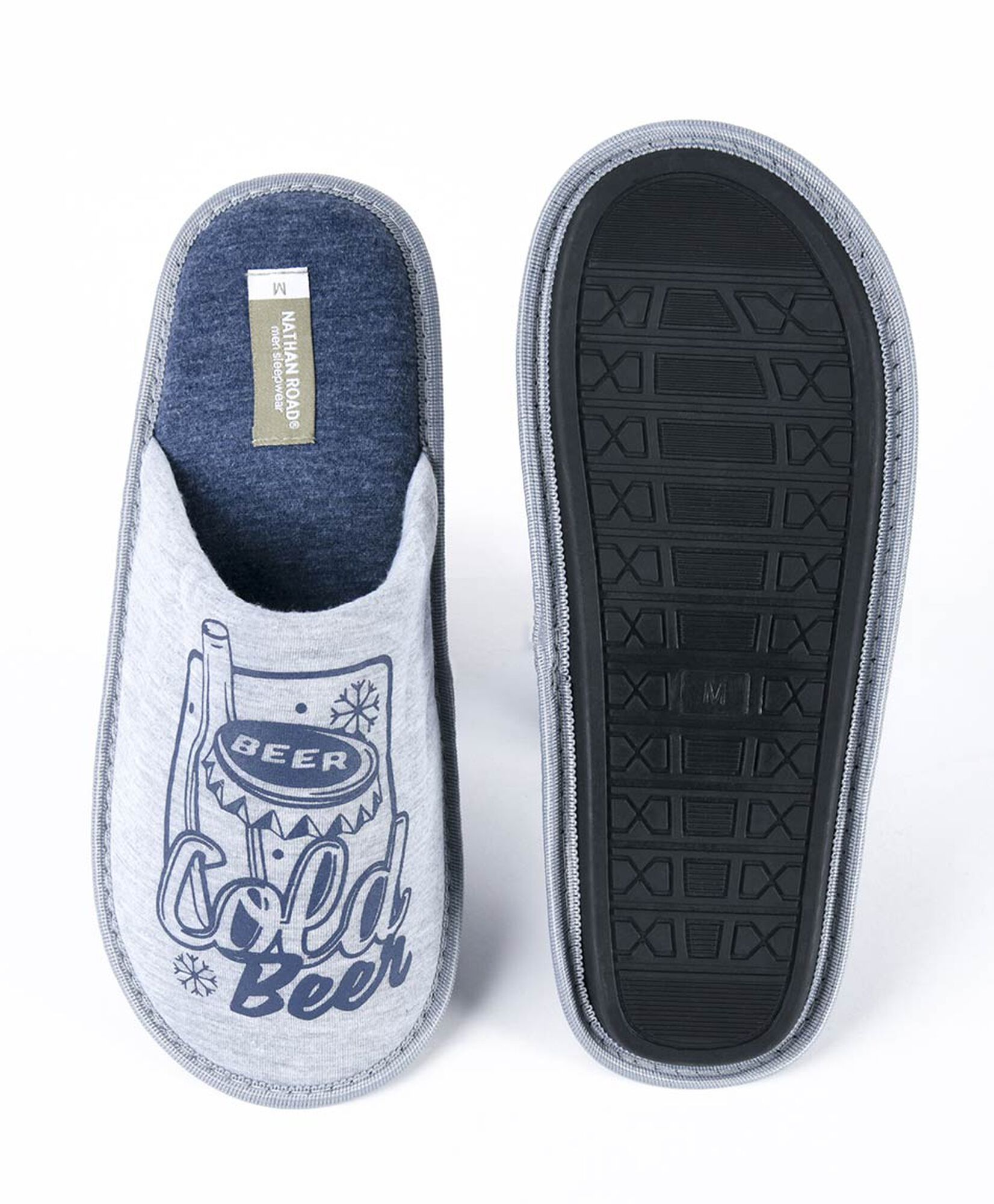 Pantufla hombre diseño gris Pantufla hombre diseño gris