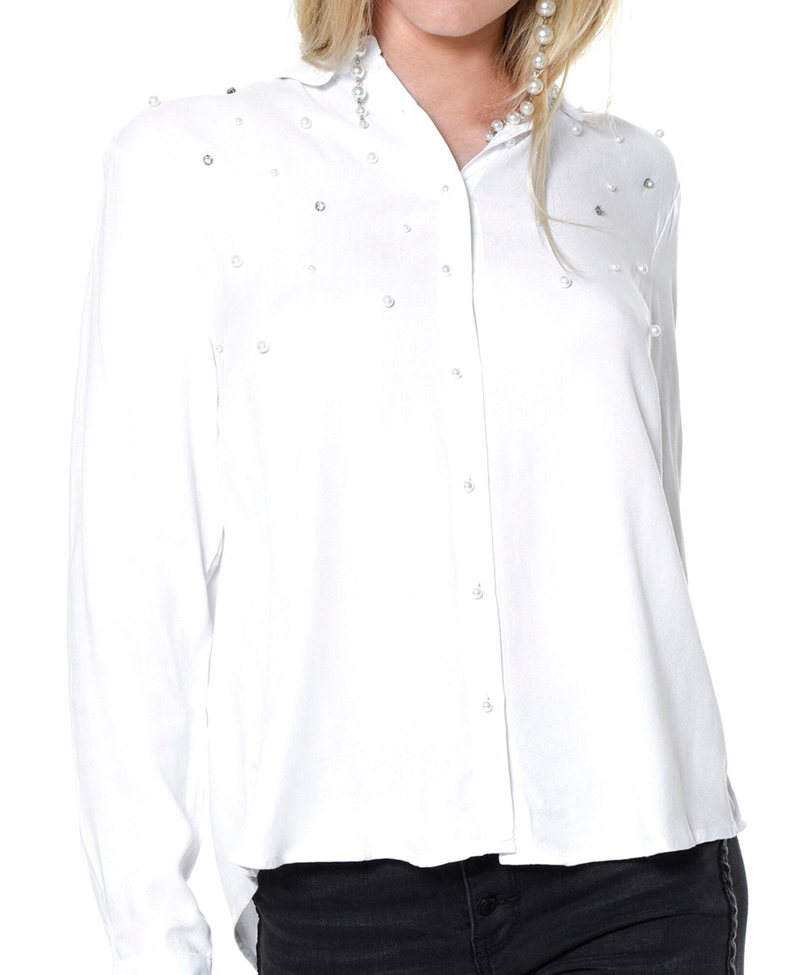 Blusa perlas mixtas Blusa perlas mixtas