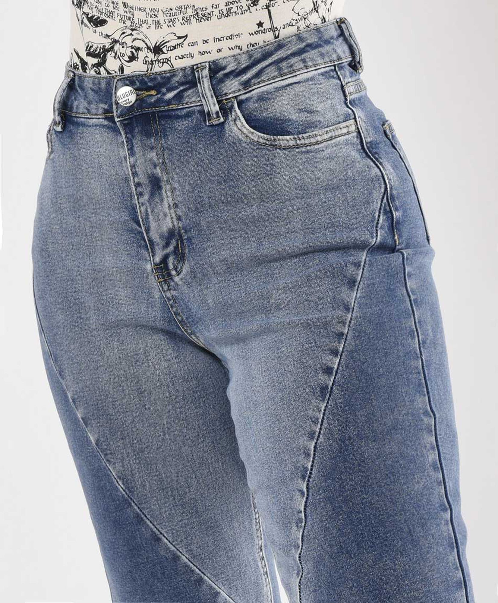 Jeans mujer patchwork Jeans mujer patchwork