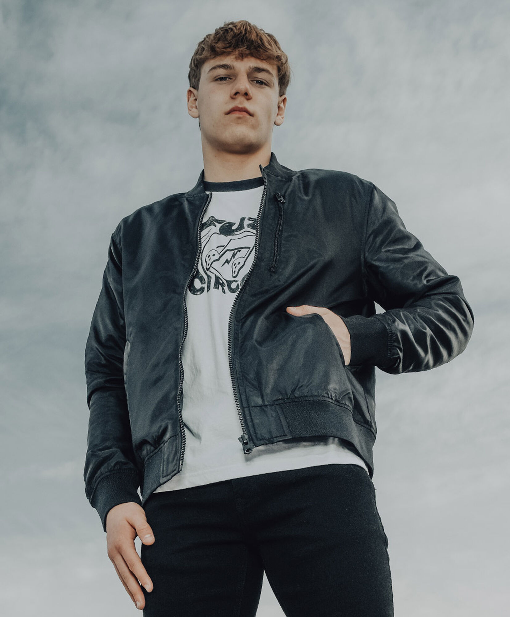 Chaqueta hombre bomber black Chaqueta hombre bomber black